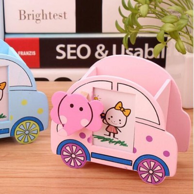 Car Design Cartoon Pen Pencil Holder