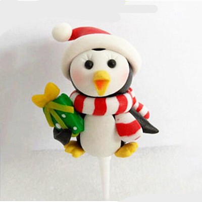 Penguin Figures and Decorative Themed Accessories Cake Topper