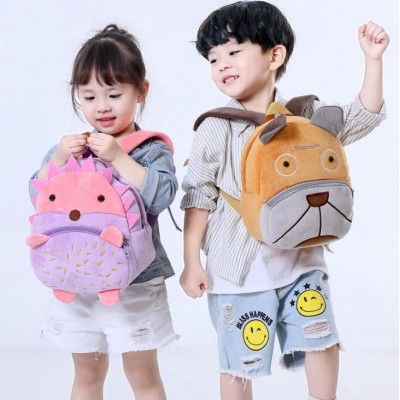 Cute Toddler Backpack Toddler Bag Plush Animal Cartoon Mini Travel Bag for Baby Girl and Boy 1-6 Years