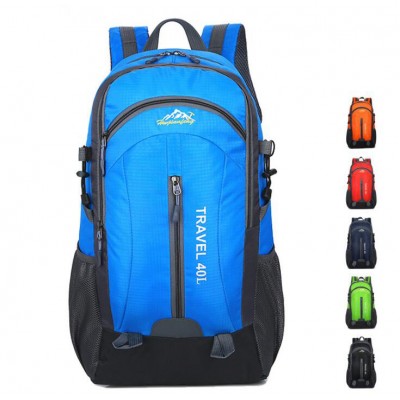 40L Big Capacity Stylish Anti-Theft School Bag with USB Charging Port Hiking Backpack For Man and Woman